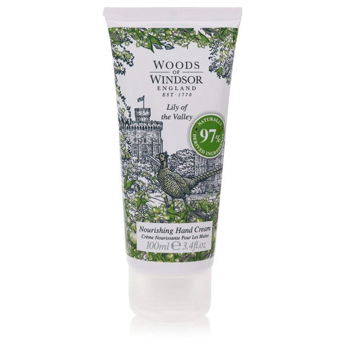 Lily-of-the-Valley-(Woods-of-Windsor)-by-Woods-of-Windsor-For-Women Nourishing Hand Cream 3.4 oz (100 ml)