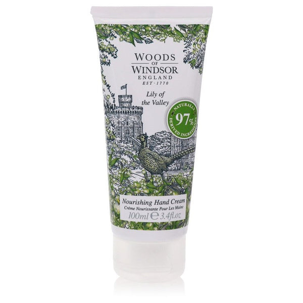 Lily-of-the-Valley-(Woods-of-Windsor)-by-Woods-of-Windsor-For-Women Nourishing Hand Cream 3.4 oz (100 ml)