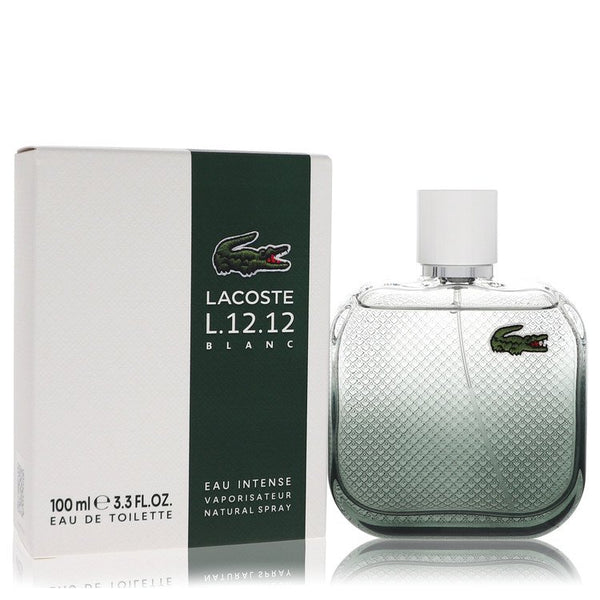 Lacoste-Eau-De-Lacoste-L.12.12-Blanc-Eau-Intense-by-Lacoste-For-Men Eau De Toilette Spray 3.3 oz (100 ml)