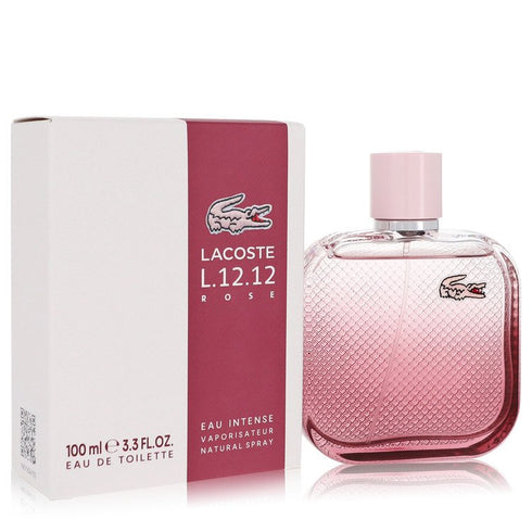 Lacoste-Eau-De-Lacoste-L.12.12-Rose-Eau-Intense-by-Lacoste-For-Women Eau De Toilette Spray 3.3 oz (100 ml)