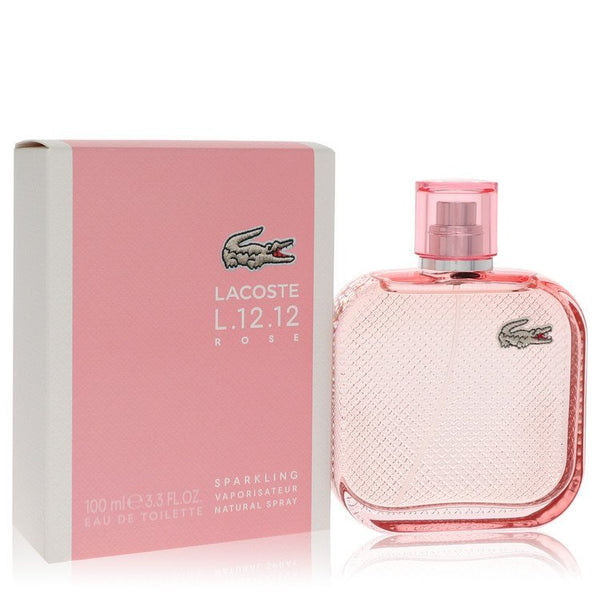 Lacoste Eau De Lacoste L.12.12 Rose Sparkling by Lacoste For Women - Eau De Toilette Spray 3.3 oz