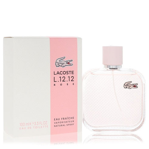 Lacoste Eau De Lacoste L.12.12 Rose Eau Fraiche by Lacoste For Women - Eau De Toilette Spray 3.3 oz