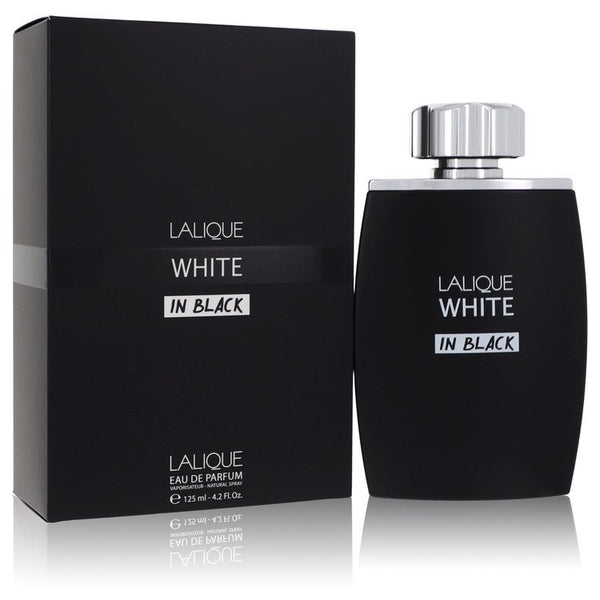 Lalique White In Black by Lalique For Men - Eau De Parfum Spray 4.2 oz