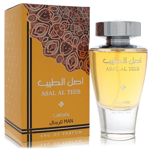 Lattafa-Asal-Al-Teeb-by-Lattafa-For-Men Eau De Parfum Spray 3.4 oz (100 ml)
