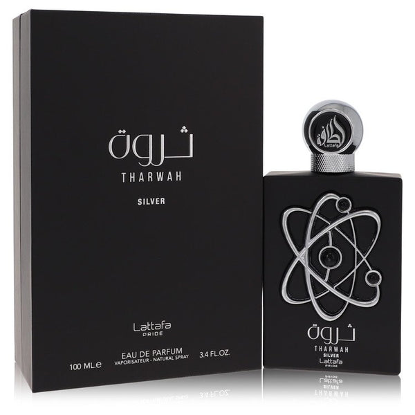 Lattafa-Pride-Tharwah-Silver-by-Lattafa-For-Men Eau De Parfum Spray 3.4 oz (100 ml)