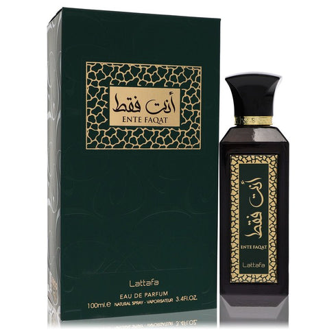 Lattafa-Ente-Faqat-by-Lattafa-For-Men Eau De Parfum Spray (Unisex) 3.4 oz (100 ml)