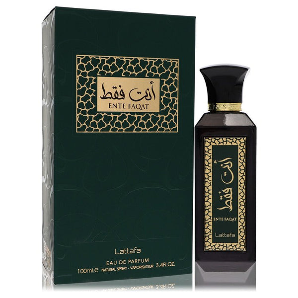 Lattafa-Ente-Faqat-by-Lattafa-For-Men Eau De Parfum Spray (Unisex) 3.4 oz (100 ml)