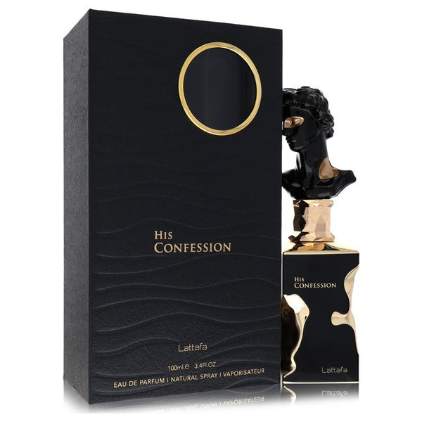 Lattafa-His-Confession-by-Lattafa-For-Men Eau De Parfum Spray 3.4 oz (100 ml)