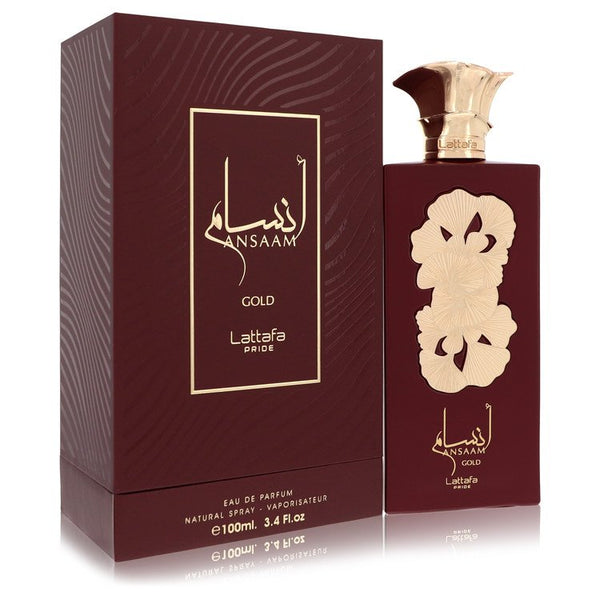 Lattafa-Pride-Ansaam-Gold-by-Lattafa-For-Women Eau De Parfum Spray (Unisex) 3.4 oz (100 ml)