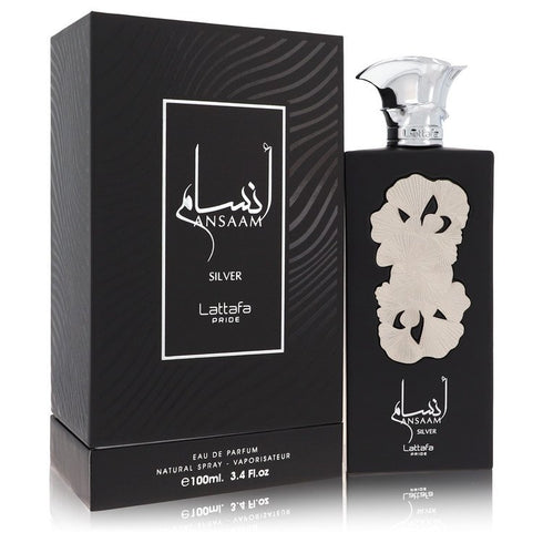 Lattafa-Pride-Ansaam-Silver-by-Lattafa-For-Women Eau De Parfum Spray (Unisex) 3.4 oz (100 ml)