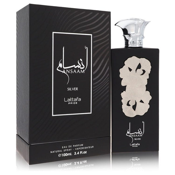 Lattafa-Pride-Ansaam-Silver-by-Lattafa-For-Women Eau De Parfum Spray (Unisex) 3.4 oz (100 ml)