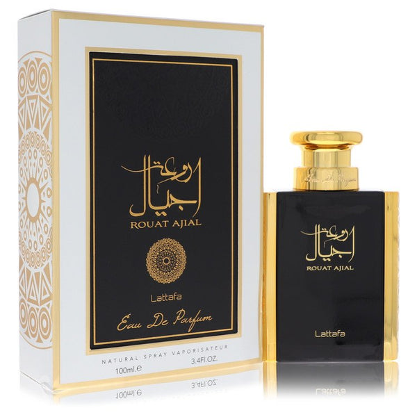 Lattafa-Rouat-Ajial-by-Lattafa-For-Women Eau De Parfum Spray (Unisex) 3.4 oz (100 ml)