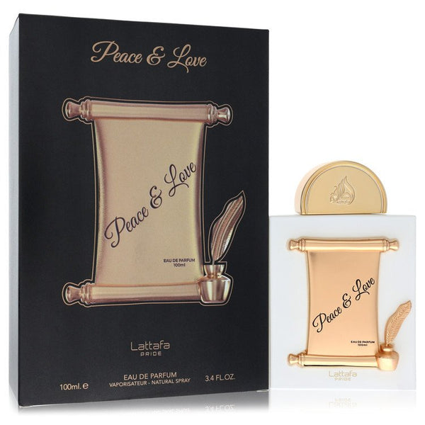 Lattafa-Peace-&-Love-by-Lattafa-For-Men Eau De Parfum Spray (Unisex) 3.4 oz (100 ml)