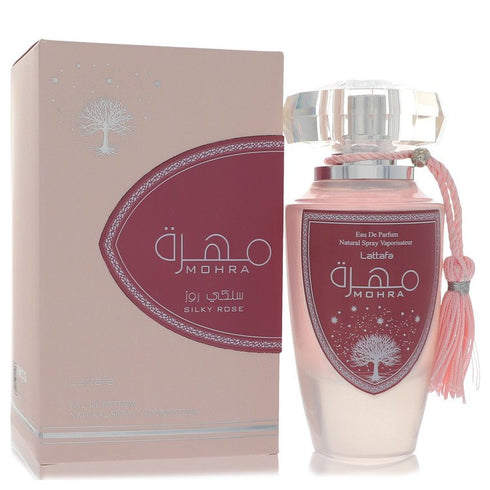 Lattafa-Mohra-Silky-Rose-by-Lattafa-For-Women Eau De Parfum Spray 3.4 oz (100 ml)