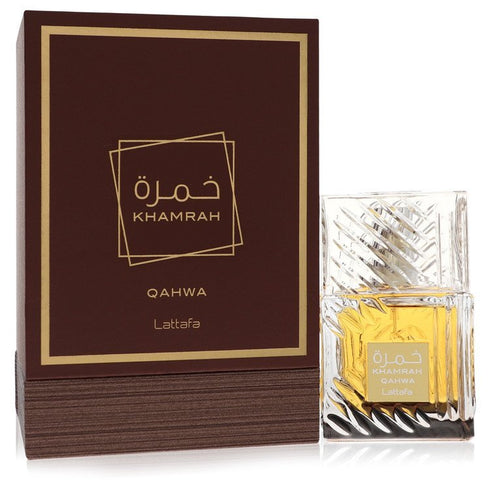 Lattafa Khamrah Qahwa by Lattafa For Men - Eau De Parfum Spray (Unisex) 100 ml (3.4 oz)