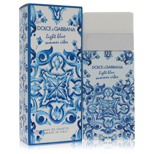 Light-Blue-Summer-Vibes-by-Dolce-&-Gabbana-For-Women Eau De Toilette Spray 3.4 oz (100 ml)