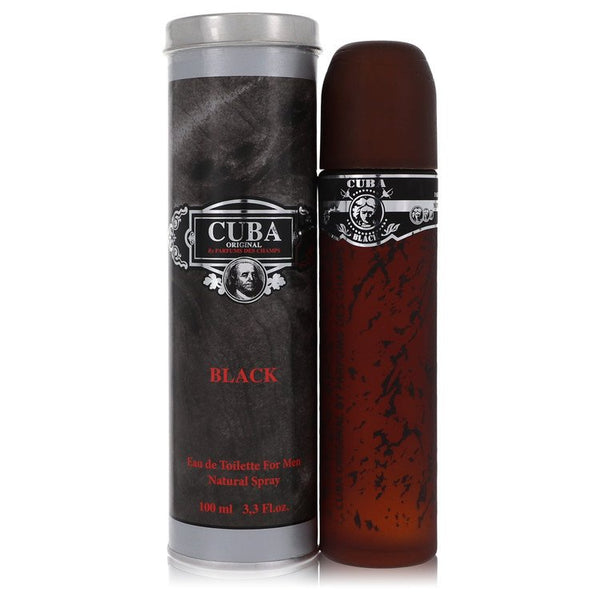 CUBA-Black-by-Fragluxe-For-Men Eau De Toilette Spray 3.4 oz (100 ml)