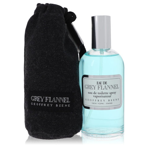 Eau-De-Grey-Flannel-by-Geoffrey-Beene-For-Men Eau De Toilette Spray 4 oz (120 ml)