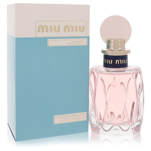 Miu-Miu-L'eau-Rosee-by-Miu-Miu-For-Women Eau De Toilette Spray 3.4 oz (100 ml)
