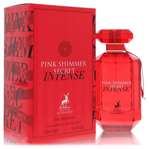 Maison-Alhambra-Pink-Shimmer-Secret-Intense-by-Maison-Alhambra-For-Women Eau De Parfum Spray 3.4 oz (100 ml)
