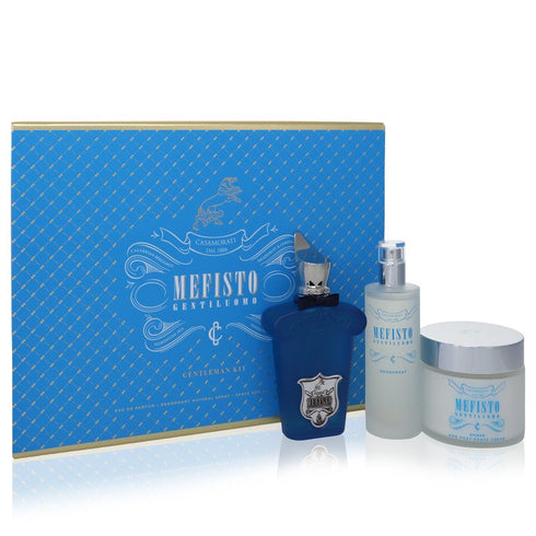 Mefisto-Gentiluomo-by-Xerjoff-For-Men Gift Set 3.4 oz Eau De Parfum Spray + 3.4 oz Deodorant Spray + 6.7 oz Shave and Post Shave Cream