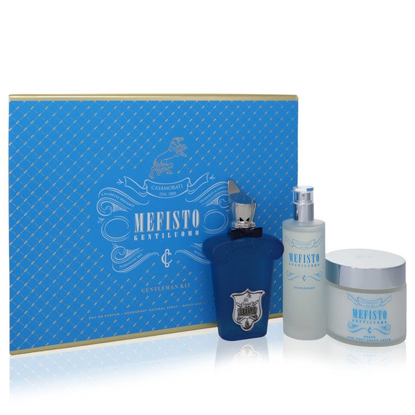 Mefisto-Gentiluomo-by-Xerjoff-For-Men Gift Set 3.4 oz Eau De Parfum Spray + 3.4 oz Deodorant Spray + 6.7 oz Shave and Post Shave Cream