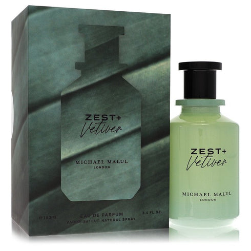 Michael-Malul-Zest-+-Vetiver-by-Michael-Malul-For-Men Eau De Parfum Spray 3.4 oz (100 ml)