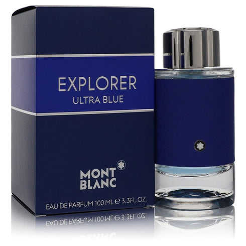 Montblanc-Explorer-Ultra-Blue-by-Mont-Blanc-For-Men Eau De Parfum Spray 3.3 oz (100 ml)