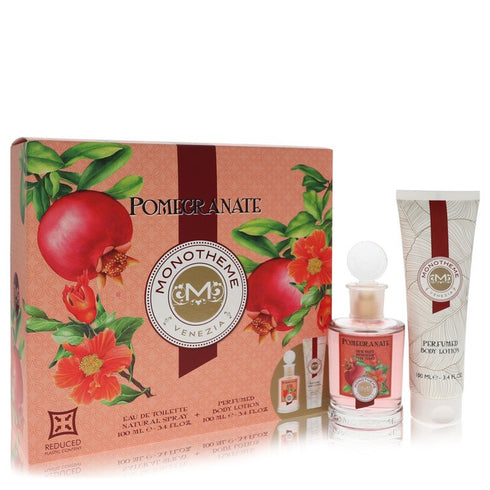 Monotheme-Pomegranate-by-Monotheme-For-Women Gift Set 3.4 oz Eau De Toilette Spray + 3.4 oz Body Lotion