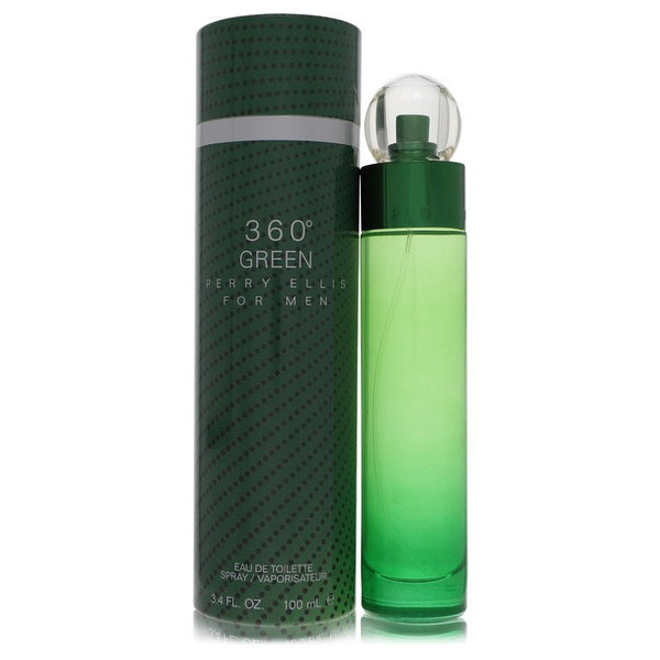 Perry-Ellis-360-Green-by-Perry-Ellis-For-Men Eau De Toilette Spray 3.4 oz (100 ml)