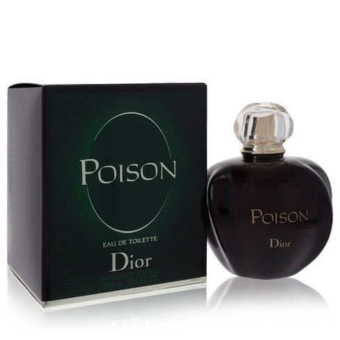 Poison-by-Christian-Dior-For-Women Eau De Toilette Spray 3.4 oz (100 ml)