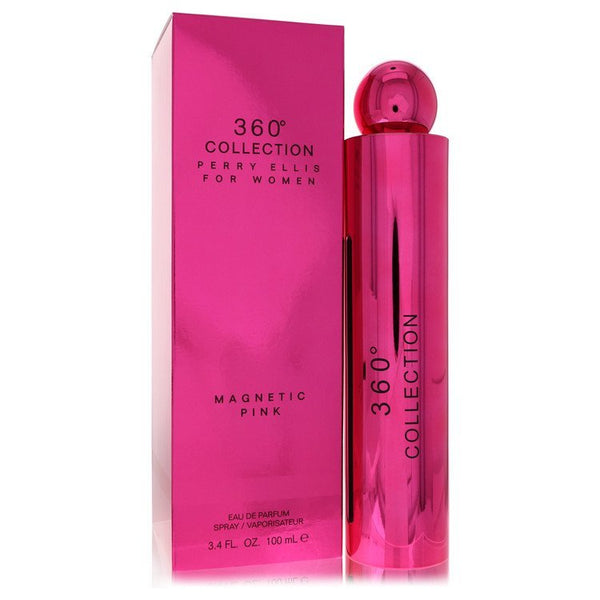Perry Ellis 360 Collection Magnetic Pink by Perry Ellis For Women - Eau De Parfum Spray 100 ml (3.4 oz)