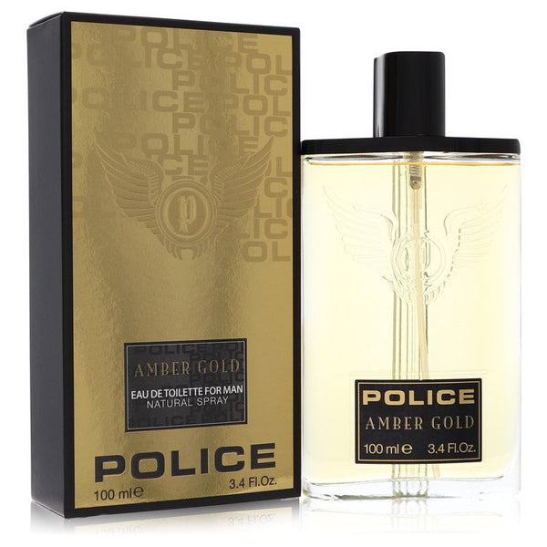 Police-Amber-Gold-by-Police-Colognes-For-Men Eau De Toilette Spray 3.4 oz (100 ml)