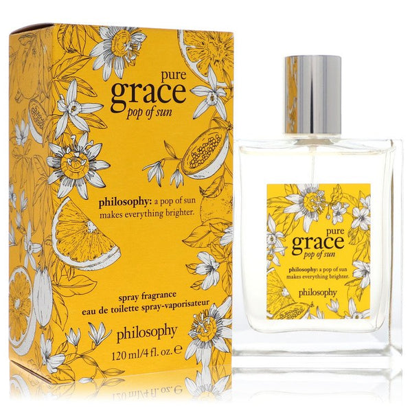 Pure-Grace-Pop-Of-Sun-by-Philosophy-For-Women Eau De Toilette Spray 4 oz (120 ml)