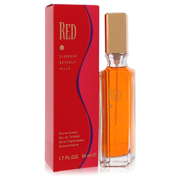 Red-by-Giorgio-Beverly-Hills-For-Women Eau De Toilette Spray 1.7 oz (50 ml)