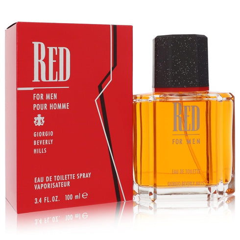 Red-by-Giorgio-Beverly-Hills-For-Men Eau De Toilette Spray 3.4 oz (100 ml)