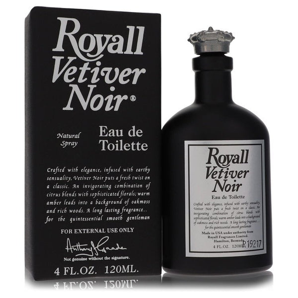 Royall-Vetiver-Noir-by-Royall-Fragrances-For-Men Eau de Toilette Spray 4 oz (120 ml)