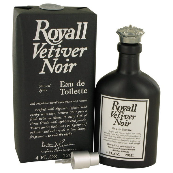 Royall Vetiver Noir by Royall Fragrances For Men - Eau de Toilette Spray 4 oz