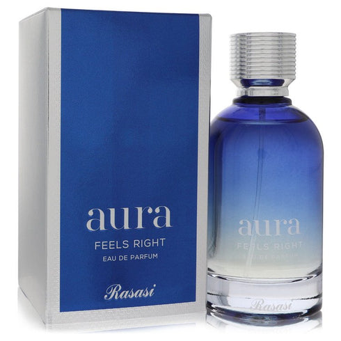 Rasasi-Aura-Feels-Right-by-Rasasi-For-Men Eau De Parfum Spray (Unisex) 3.3 oz (100 ml)
