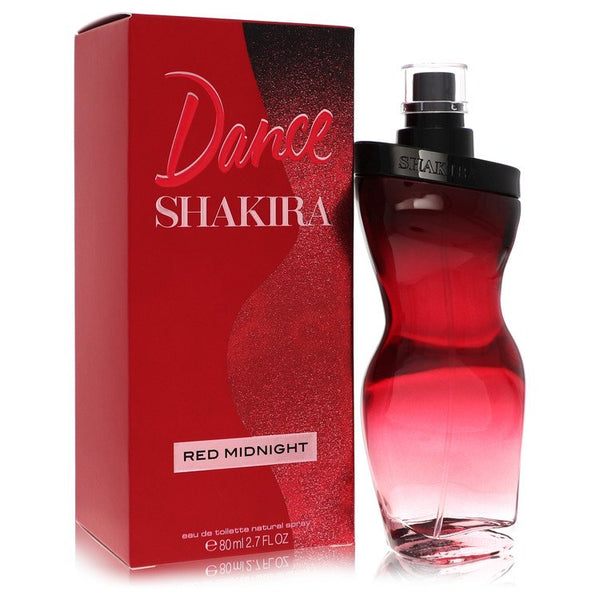 Dance-Red-Midnight-by-Shakira-For-Women Eau De Toilette Spray 2.7 oz (80 ml)