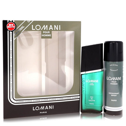 Lomani-by-Lomani-For-Men Gift Set 3.4 oz Eau De Toilette Spray + 6.7 oz Deodorant Spray
