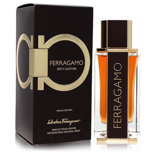 Salvatore-Ferragamo-Spicy-Leather-by-Salvatore-Ferragamo-For-Men Eau De Parfum Spray 3.4 oz (100 ml)