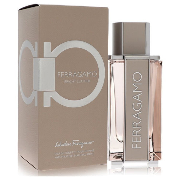 Salvatore Ferragamo Bright Leather by Salvatore Ferragamo For Men - Eau De Toilette Spray 100 ml (3.4 oz)