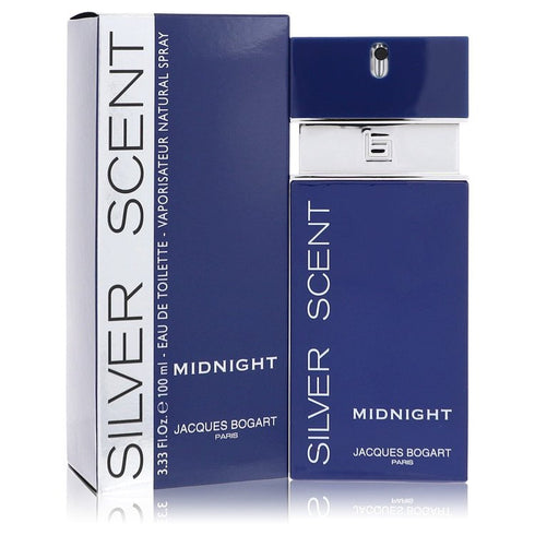 Silver-Scent-Midnight-by-Jacques-Bogart-For-Men Eau De Toilette Spray 3.4 oz (100 ml)
