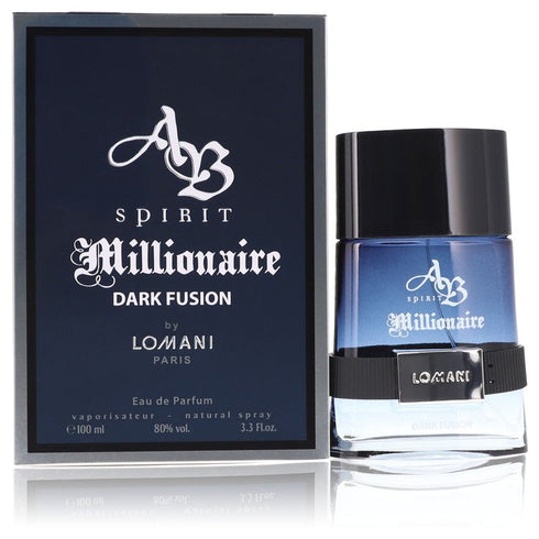 Spirit Millionaire Dark Fusion by Lomani For Men - Eau De Parfum Spray 3.3 oz