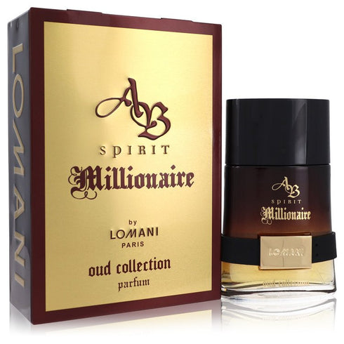 Spirit-Millionaire-Oud-Collection-by-Lomani-For-Men Eau De Parfum Spray 3.3 oz (100 ml)