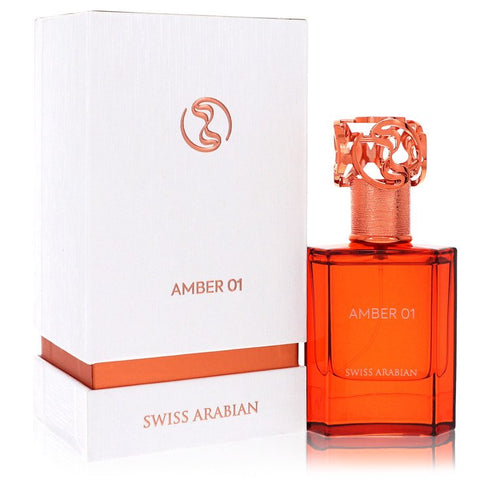 Swiss-Arabian-Amber-01-by-Swiss-Arabian-For-Men Eau De Parfum Spray (Unisex) 1.7 oz (50 ml)