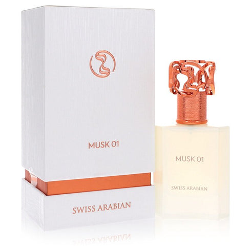 Swiss-Arabian-Musk-01-by-Swiss-Arabian-For-Men Eau De Parfum Spray (Unisex) 1.7 oz (50 ml)