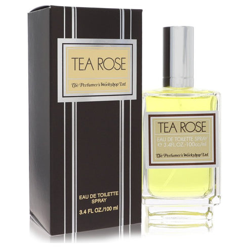 Tea-Rose-by-Perfumers-Workshop-For-Women Eau De Toilette Spray 3.4 oz (100 ml)