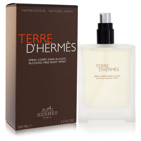 Terre D'Hermes by Hermes For Men - Body Spray (Alcohol Free) 3.3 oz